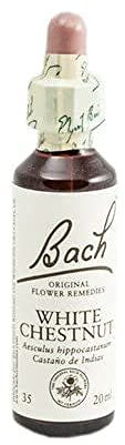 Bach - Flor de Bach White Chestnut, Complemento Alimenticio, con Extracto de Flores de Castaño de Indias, Uva de Alc 27% Vol, Ayuda a Gestionar el Sentimiento de Serenidad - 20 ml