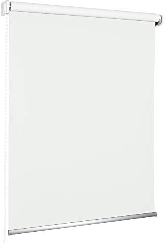 ROLLMAXXX Standard-Rollo Verdunkelungrollo Seitenzug Kettenzugrollo Tageslicht Sichtschutz (180 x 190 cm, Weiß)