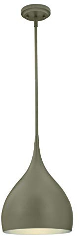 Westinghouse Lighting Einflammige Pendelleuchte, Ausführung matt Grau, metal, 1 W, 28 x 28 x 119 cm, 6329340
