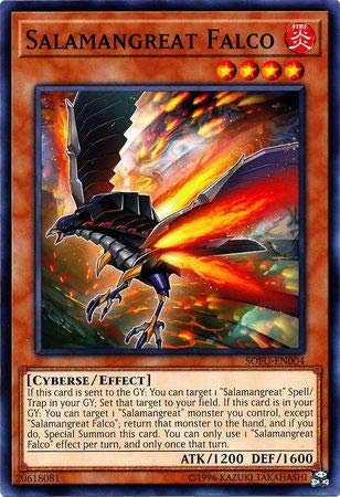 Yu-Gi-Oh! - Salamangreat Falco - SOFU-EN004 - Soul Fusion - Unlimited Edition - Comune