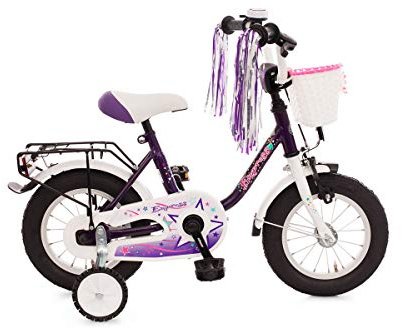 Bachtenkirch Kinderfahrrad 12 Empress lila-weiß