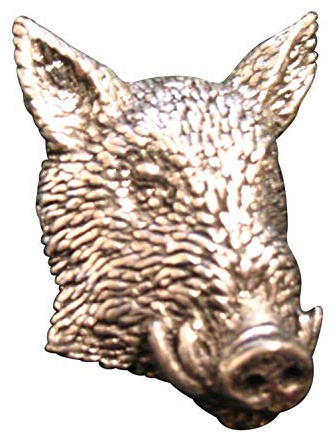 Ansteckpin Keiler | für den Hut oder das Revers | Perfekt zum Jagd-Outfit | Anstecker Pin Button