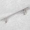 ECD Germany Pasamanos de Acero Inoxidable 100 cm Redondo Ø42mm V2A Baranda con Accesorios de Montaje Soporte en Pared Barandilla Interior/Exterior Barra de Agarre Apoyo Subida Escaleras Pasillo