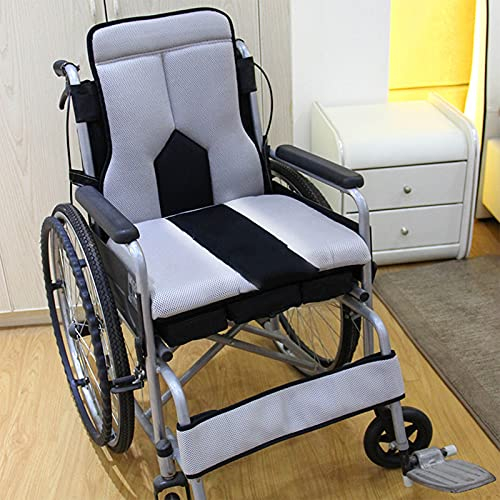 summerr Rollstuhlkissen, Atmungsaktives Sitzkissen Waben-Design mit Anti-Rutsch-Bezug Schmerzlinderung Sitzkissen für Home Office Stuhl Auto Rollstuhl