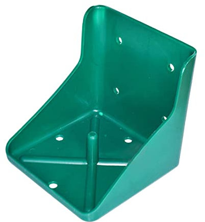 perfk Salzblockhalter Lecksteinbox für Nutztiere Langlebige Ziegen-Mineralblockschale Salzleckhalter Schafbox für Nutztierbedarf, Gross