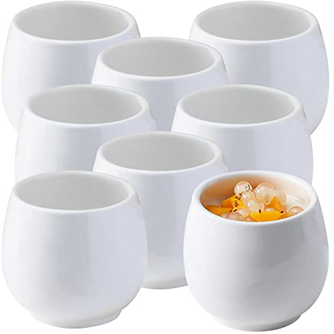 Cuenco for sopa, cuenco for arroz, cuenco for desayuno, juego de moldes, 230 ml, moldes for creme brulee, platos for soufflé, platos a prueba de horno, moldes for soufflé, moldes for freidora de aire-