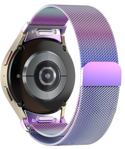 Milanaise Armband für Samsung Galaxy Watch 7/6/5/4/FE 40/44mm Damen Herren | Magnetverschluss,Sport Armband für Samsung Galaxy Watch 7/6/5/4/FE 40mm 44mm 6/4 Classic 43mm 47mm 42mm 46mm 5 Pro 45mm