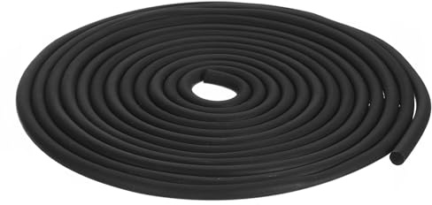 QUARKZMAN Nastro Tenuta Gomma Espansa, Diametro 6mm (15/64) Lunghezza 10 Metri (32,81 piedi) Gomma EPDM Rotonda per Guarnizioni Fai Da Te Magazzino Tappetini Tubi Schiuma Artigianato