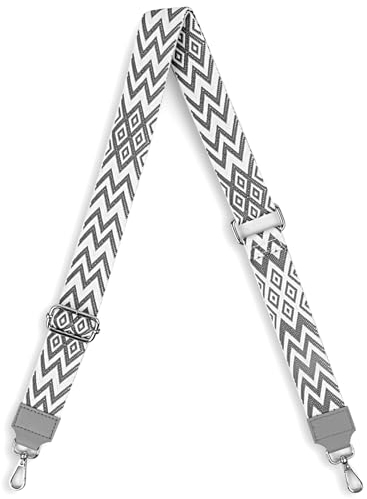 AiQInu Taschengurte zum Wechseln Verstellbarer Schultergurt Breit 3.8cm, Längenverstellbarer 80-140cm Schulterriemen für Schultertasche Tragetaschen und Handtaschen,DIY Zubehör für Tasche