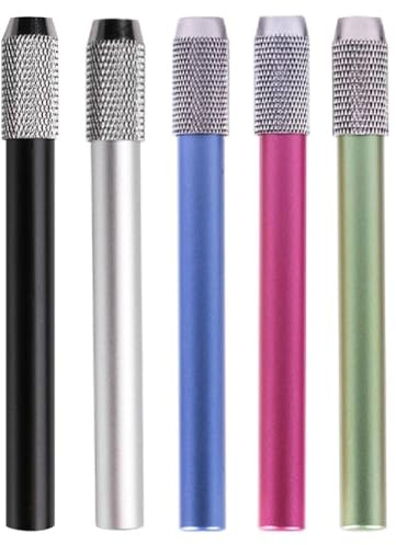 YHIJSR 5 Stücke Bleistiftverlängerung Bleistift Extender Halter für Bleistift Bleistiftverlängerungen Verstellbar Aluminiumlegierung