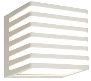 TELEFUNKEN - LED Wandleuchte Aussen mit Spritzwasser- und Staubschutz, warmweiße Lichtfarbe, 10 Watt, 800 Lumen, Aussenlampe, Wandlampe, LED Strahler, Außenbeleuchtung, 11x11x11 cm, Hellgrau