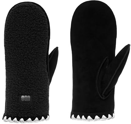 UGG Damen Uggfluff Scalloped Mitten Handschuhe für kaltes Wetter (1er Pack)