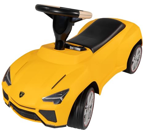 Lemodo Rutschauto Lamborghini – Babyrutscher Kinderfahrzeug, Rutscher ab 18 Monate, stabiles Rutschfahrzeug mit Kippschutz, Rutscherauto, Spielzeugauto für Kleinkinder, Lizenziertes Kinderspielzeug