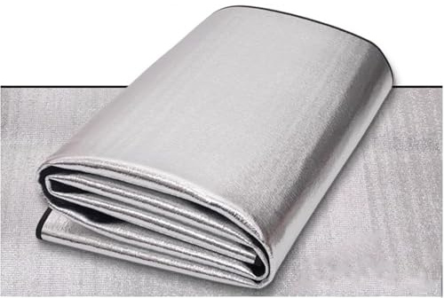 Alu Isomatte Schaummatten Faltbare Isoliermatte für Camping Wasserdicht Thermomatte Anti-Feuchtigkeit Bodenmatte, Isolierdecke, Wärmeisolierend Camping Matte für Yoga, Sport(300x200cm)