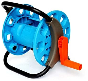 COOPHYA Wasserschlauchwagen Gartenschlauch Aufbewahrungsregal 25m Pe Kunststoff Aluminium Tragbarer Schlauchhalter Garten Schlauchtrommel Mit Handkurbel Für Den Außenbereich Und Gartenpflege