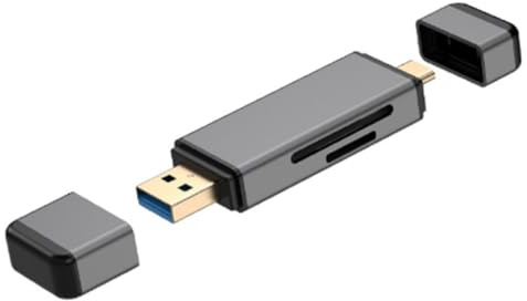 Suoumwa Lecteur de Carte TF, Adaptateur OTG, Clé USB 3.0, Lecteur de Carte SD, Adaptateur Type C vers SD, Accessoires Mobiles
