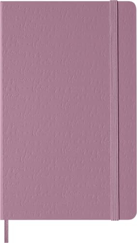 Moleskine Classic Notebook, Liniertes Notizbuch mit festem Einband und elastischem Verschluss, Farbe Majestic Pink, Format Large 13 x 21 cm