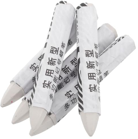 Angoily 5 pezzi Pennarello per Pneumatici Vernice Bianco per Auto Marker per Riparazione e Marcatura Problemi Sicuro e per Superfici Pneumatici