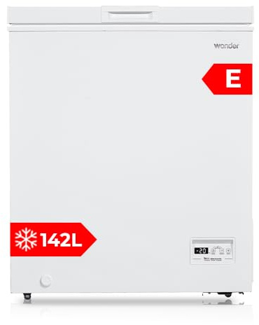 Wonder Congelador Horizontal Blanco WCH1501EDC. Capacidad 142 Litros, Dual Cooling, 1 Cesta, Bajo Nivel Sonoro, Eficiencia Energética Clase E