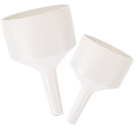 POPETPOP 2 pezzi Imbuto Ceramica Buchner da Laboratorio per Filtrazione Precisa Bocca Svasata e Pulizia Facile Strumento Versatile per Filtri Buchner
