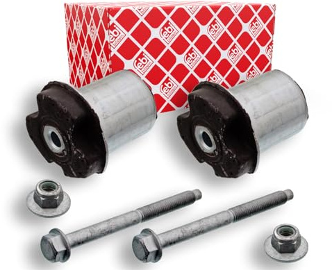 febi bilstein 44700 Achskörperlagersatz mit Schrauben und Muttern, 1 Stück | Kompatibel mit: RENAULT CLIO II, CLIO II Kasten/Schrägheck, THALIA I, TWINGO II, TWINGO III