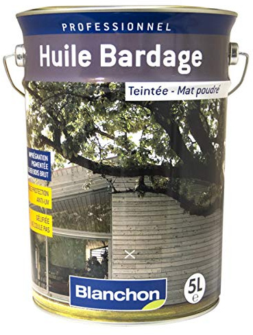 BLANCHON - Huile bois bardage gris naturel 5L