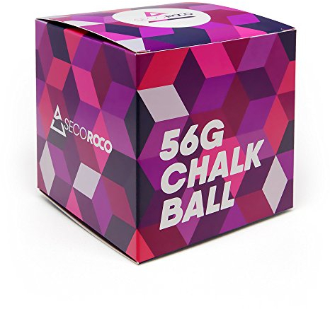 Secoroco Chalk Ball, nachfüllbar, 100% feinstes pulverisiertes Magnesiumcarbonat, Ideal zum Klettern, Bouldern & Kraftsport