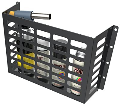 Autorack UK Steel A4 Document Holder & Storage Basket for Vans | Heavy-duty wall-mounted steel basket for paperwork, tools and storage in vans, workshops and offices.