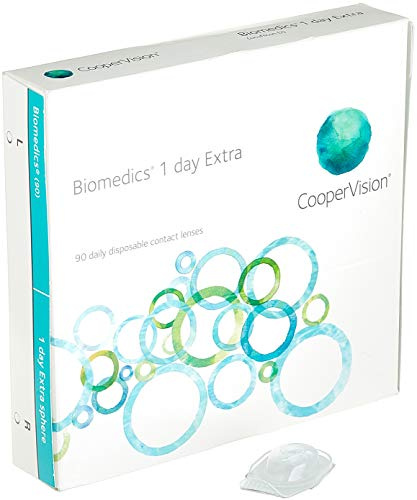 Biomedics 1 day Extra sphere, Tageslinsen weich, 90 Stück / BC 8.80 mm / DIA 14.20 mm / 5.00 Dioptrien