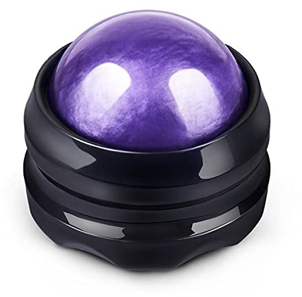 Solacium Manual Massage Roller Ball - Massager and Therapy Tool for Sore Muscles, Shoulders, Arms, Neck, Back, Feet, Body, Deep Tissue, Stiffness, Joint Pain, Stress Relief