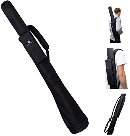 Australian Treasures - Didgeridoo Tasche 180 cm - Nylon PRO Didgeridoo Tasche Glocke Ø 19cm. Verstellbaren Tragegurt
