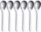 FULLYWARE Demitasse Lot de 6 cuillères à café en acier inoxydable finition satinée 11,9 cm