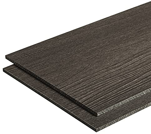 HPL Platte wetterfest | Fassadenplatte, Balkonplatte, Schichtstoffplatten | in 6mm, 8mm | VERSCHIEDENE FORMATE | TOP QUALITÄT MADE IN GERMANY (100 x 50cm (6mm Stärke), Holzdekor Esche)
