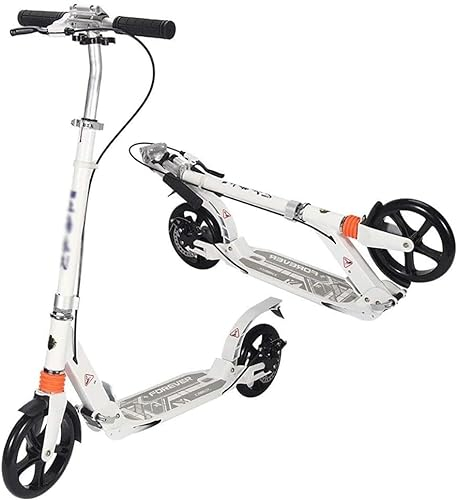 Mobilitätsroller, Tretroller mit großen Rädern, Jugend-Erwachsenen-Roller, Upgrade, Scheibenbremse, doppelte Stoßdämpfung, Faltbarer Pendlerroller aus Aluminiumlegierung,