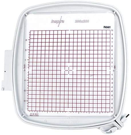Embroidex Quilters Stickmaschinen-Rahmen für Viking & Pfaff Creative #920264096 #820940096, 200 x 200 mm