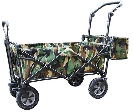 Faltbollerwagen Bollerwagen Handwagen Zusammenklappbarer Mehrzweckwagen Für Den Garten, Outdoor-Dienstwagen, Picknick-Campingwagen Mit Aufbewahrungskorb Und Verstellbarem Griff Faltwagen Strandwagen T