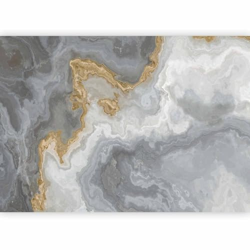 murando - Fototapete selbstklebend Steinwand, 343x256 cm, Schlafzimmer | Selbstklebend ohne Kleister, Full HD Druck, ideal fürs Wohn- oder Schlafzimmer, schnelle Montage, lichtbeständig, geruchsfrei