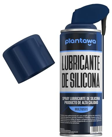 Plantawa Spray Silicona 400ml | Lubricante Silicona Multiusos Incoloro | Repele Agua y Protege Caucho, Metal, Plástico y Madera | Ideal para Gomas, Bisagras, Cinturones y Rodamientos