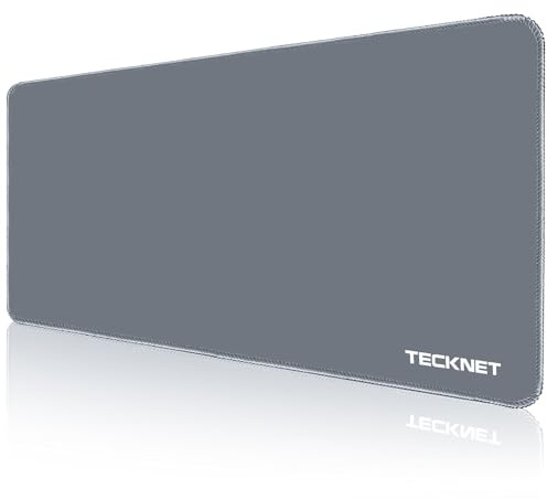 TECKNET Mauspad XXL Speed Gaming, 900x400 mm Schreibtischunterlage, Gamer Mouse Pad, Wasserdicht Mousepad, Spezielle Oberfläche Verbessert Präzision und Geschwindigkeit, rutschfeste Gummibasis