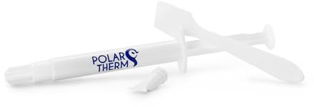 Polartherm X-8 by Thermal Grizzly - 5 Grams CPU Thermal Paste for CPU & GPU - High Thermal Conductivity, Long Durability, Non-Conductive Thermal Grease - Thermal Compound Kit with Spatula