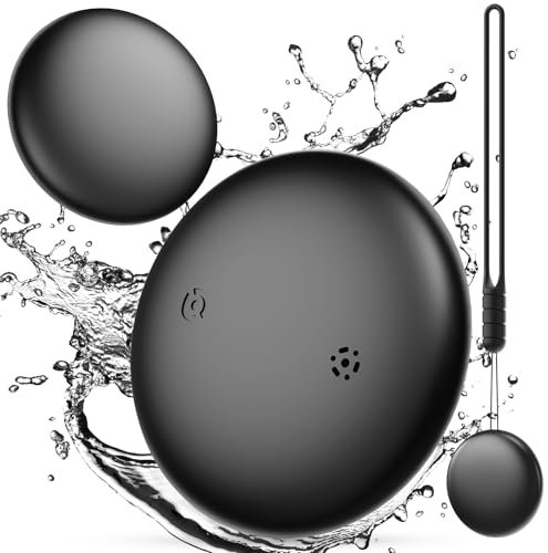 Smart Tag - Air Tracker Tags-2 Pack Kompatibel mit Apple Wo ist? (iOS NUR), Wasserdichter Bluetooth-Schlüsselfinder, Laute Lautstärke, Gegenstandssucher für Geldbörse, Gepäck, Austauschbare Batterie