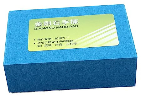 HOMSFOU Diamond Hand Rub Tool for Glass and Ceramics Grit Grinding Block for Coarse Sanding Marble Surfaces Polishing Pad and Grinding Tool