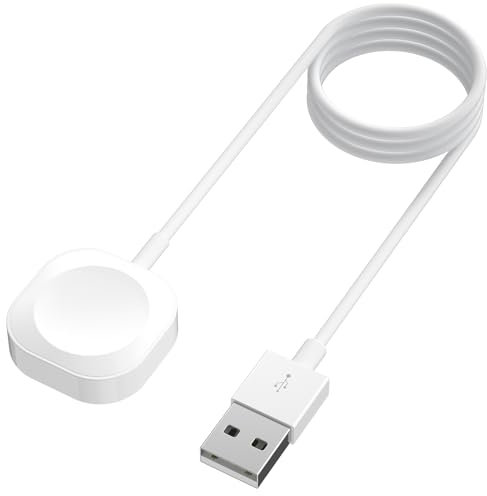Oumida Cargador para Apple Watch, para iWatch Series SE 10 9 8 7 6 5 4 3 2 1 Ultra/Ultra 2 Charger, Base de Carga Magnético Cargador Reloj, Cargadores Carga Rápida Portátil con USB Cable (1M)