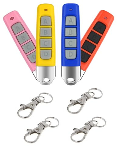 ALCXAZS 4 Pezzi ABS Auto Garage Porta Telecomando Portatile Programmabile Cancello Duplicatori Controller Copiatrice Accessori Apri