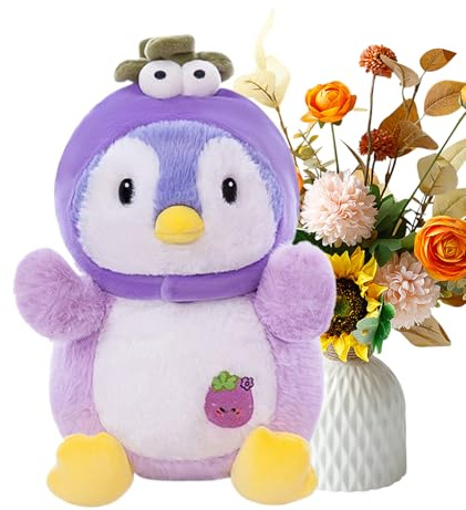 Penguin Plush - Penguin Fruit | Soft Plush Comfort Toy for Teenagers, Adults, Collectors | Cute - Bedroom, Bedroom