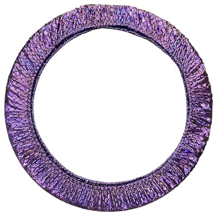 TISHITA Copertura Anello Ginnastica Ritmica, Custodia Protettiva Elastica, Porta Cerchio Ginnastica Ritmica in Poliestere, per Diametro Interno Entro 85 Cm, Viola