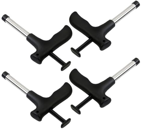 LOLIPPYY 4 piezas Herramienta Abridor de Cocos Manual de Acero Inoxidable con Mango Antideslizante Ergonómico Punzón para Pitorro para Apertura Rápida y Segura de Cocos