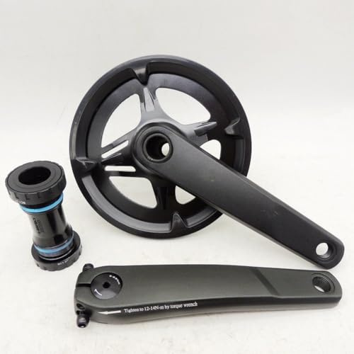BlesConi 175 mm Kurbelgarnitur, 40T, schmal, breit, Kettenblatt, Aluminiumlegierung, hohl gebaut für Singlespeed-Fahren