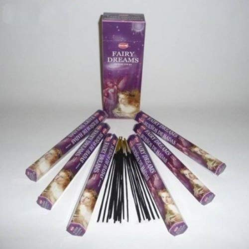 Hem Fairy Dreams Hexa Räucherstäbchen, 6 Packungen à 20 Stäbchen = 120 Stäbchen