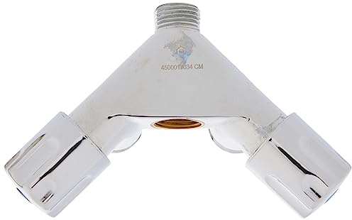 Cornat TEC304900 Valvola Doppia 1/2 f. 2connetion, Multicolore, piccolo